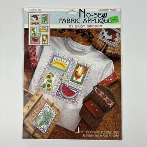 Country Faire C103 -1001-012 NOS Fabric Applique No Sew ~ By Daisy Kingdom